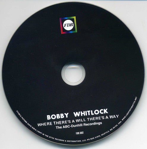 Bobby Whitlock : Where There's A Will There's A Way (The ABC-Dunhill Recordings) (CD, Comp, RM)