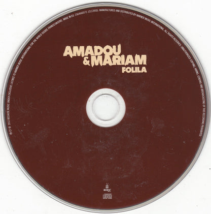 Amadou & Mariam : Folila (CD, Album)