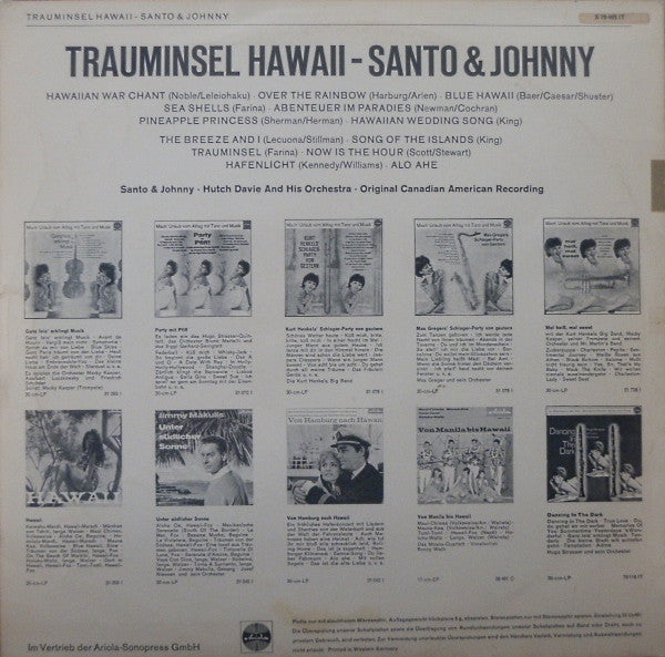 Santo & Johnny : Trauminsel Hawaii (LP, Album)