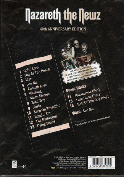 Nazareth (2) : The Newz (CD, Album + CD, Enh + Ltd)