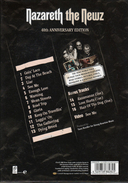 Nazareth (2) : The Newz (CD, Album + CD, Enh + Ltd)