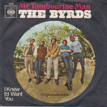 The Byrds : Mr. Tambourine Man (7", Single)