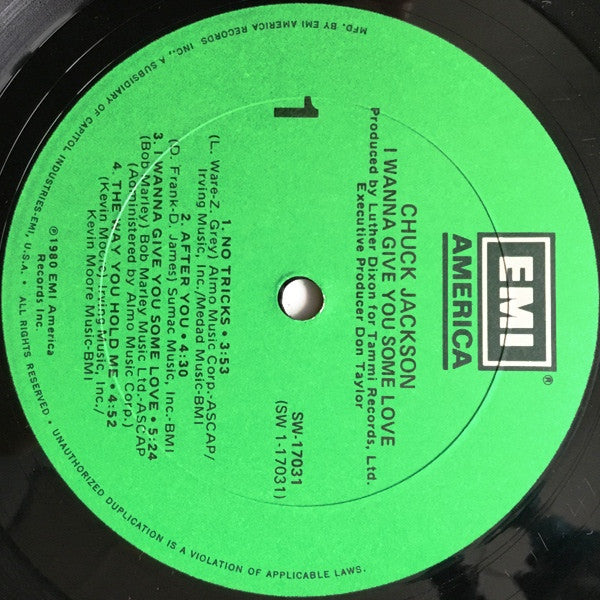 Chuck Jackson : I Wanna Give You Some Love (LP, Album)