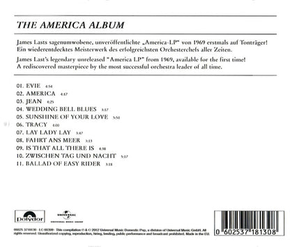 James Last : The America Album (CD, Album)