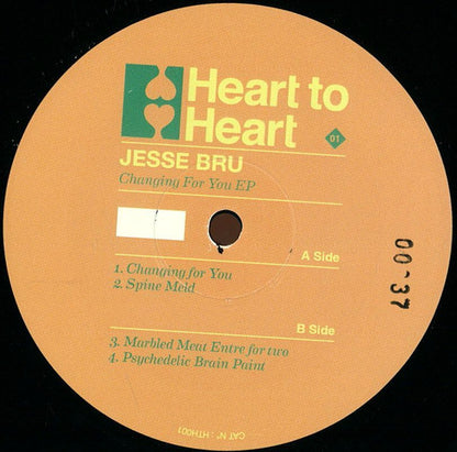 Jesse Bru : Changing For You EP (12", EP, Ltd, Num)