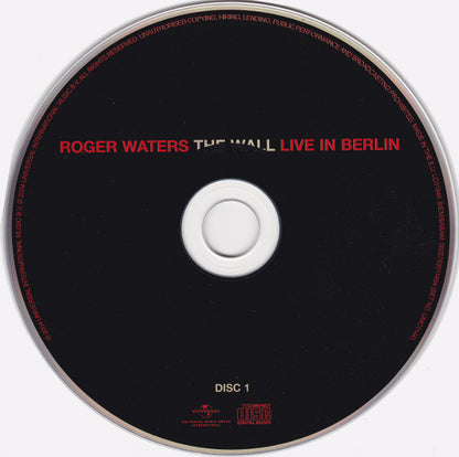 Roger Waters : The Wall: Live In Berlin (2xCD, Album + DVD-V, PAL)