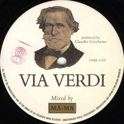 Via Verdi : Diamond (12", Single)