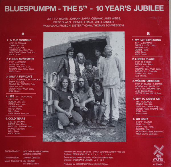Bluespumpm : The 5th - 10 Year's Jubilee (LP, Album)