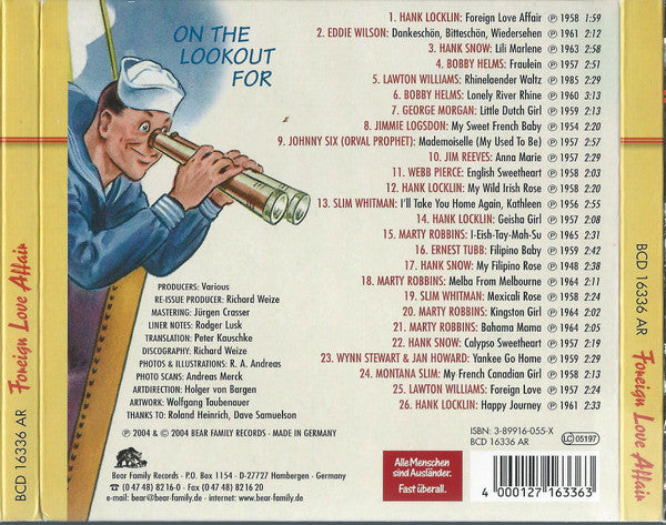 Various : Foreign Love Affair  (CD, Comp, Dig)
