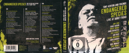 Tony Ashton And Friends : Endangered Species - Live At Abbey Road (2xCD, Album, Dig + DVD)