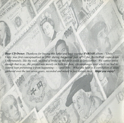 Pariah (6) : Unity (CD, Album)