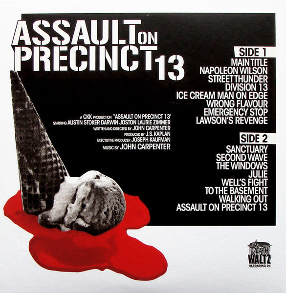 John Carpenter : Assault On Precinct 13 (LP, Album, RE, RM, Yel)