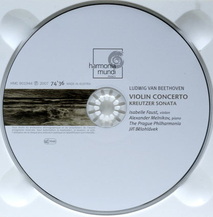 Ludwig van Beethoven - Isabelle Faust, Alexander Melnikov, Jiří Bělohlávek, Prague Philharmonia : Violin Concerto / Kreutzer Sonata (CD)