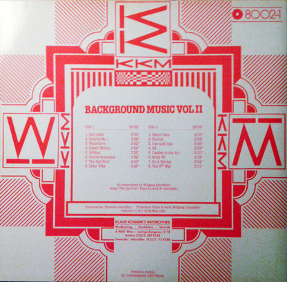 Wolfgang Almstädter : Background Music Vol. II (LP)