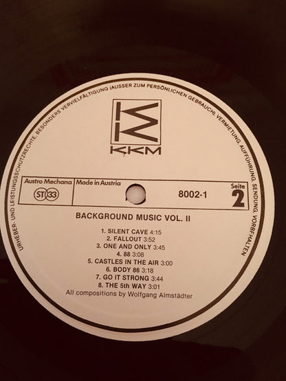 Wolfgang Almstädter : Background Music Vol. II (LP)