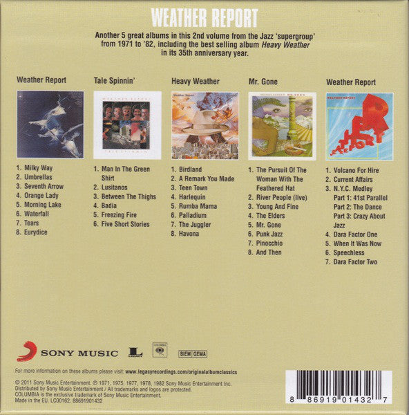 Weather Report : Original Album Classics (Box, Comp + CD, Album, RE + CD, Album, RE + CD, Al)