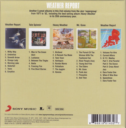 Weather Report : Original Album Classics (Box, Comp + CD, Album, RE + CD, Album, RE + CD, Al)