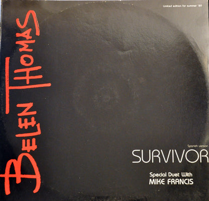 Belen Thomas With Mike Francis : Survivor (12", Ltd)