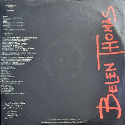Belen Thomas With Mike Francis : Survivor (12", Ltd)