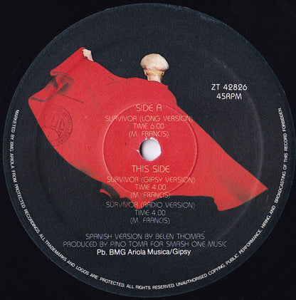 Belen Thomas With Mike Francis : Survivor (12", Ltd)