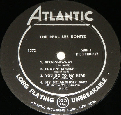 Lee Konitz : The Real Lee Konitz (LP, Album, Mono)
