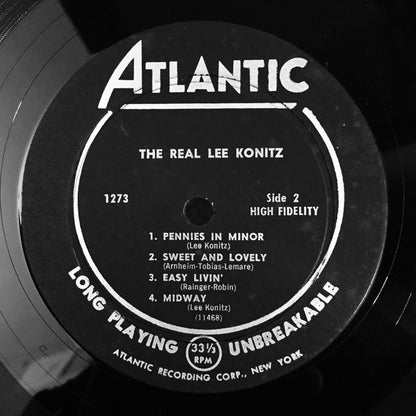 Lee Konitz : The Real Lee Konitz (LP, Album, Mono)