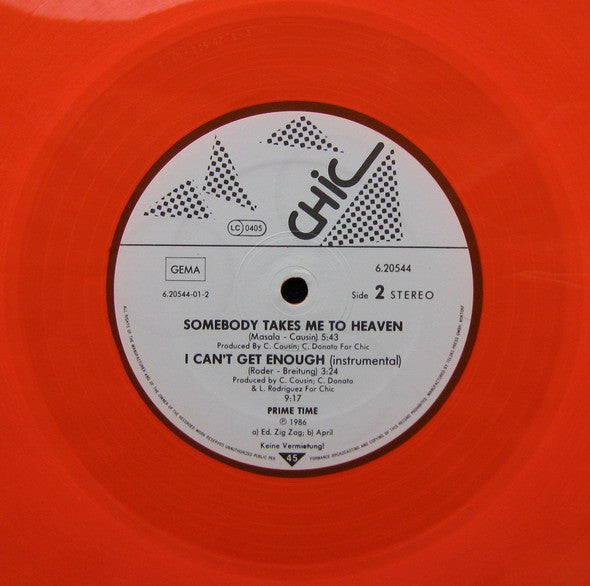 Prime Time (2) : I Can't Get Enough  (12", Maxi, Ora)