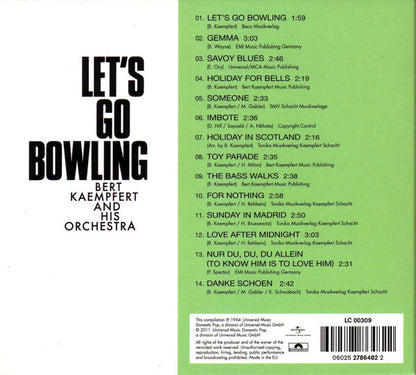 Bert Kaempfert & His Orchestra : Let's Go Bowling (CD, Comp, RE, RM)