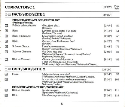 Offenbach* - Shicoff* • Plowright* • Serra* • Van Dam* • Murray* • Tear* • Orchestre Symphonique* Et Choeurs Du Théâtre De La Monnaie, Bruxelles* • Sylvain Cambreling : Les Contes D'Hoffmann (3xCD, Album)