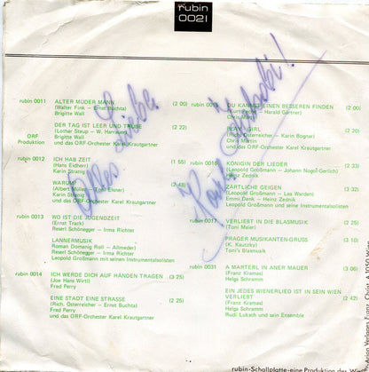 Karl Jakobi : Man Is Halt, Wann Ma Alt Is, Verlassen! / Du Kennst Mi Net (7", Single)