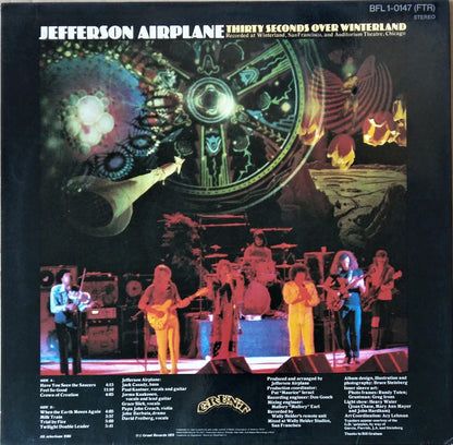 Jefferson Airplane : Thirty Seconds Over Winterland (LP, Album, Gat)