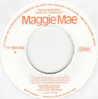 Maggie Mae : Lutsch Mit! (7", S/Sided, Promo)