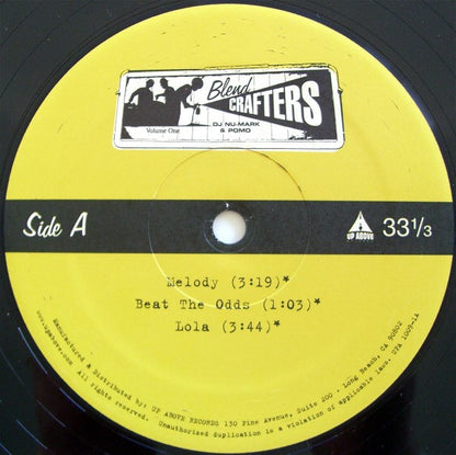 Blendcrafters : Blend Crafters Volume One (2xLP, Album)