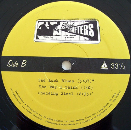 Blendcrafters : Blend Crafters Volume One (2xLP, Album)