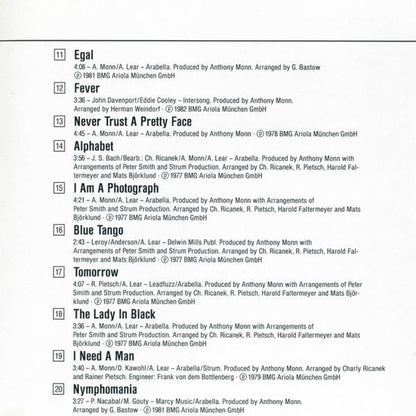 Amanda Lear : Super 20 (CD, Comp)