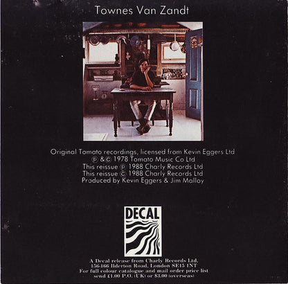 Townes Van Zandt : Townes Van Zandt (CD, Album, RE)