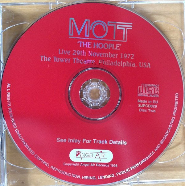 Mott 'The Hoople'* : All The Way From Stockholm To Philadelphia-Live 71/72 (2xCD, Album)