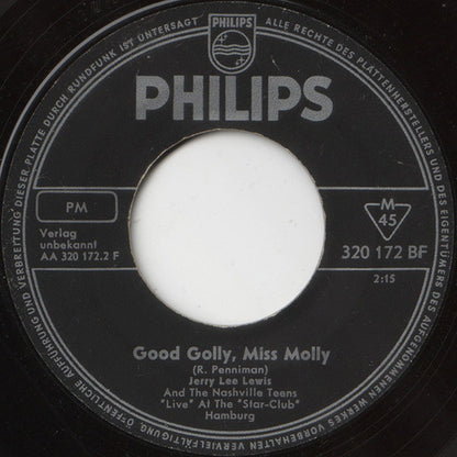 Jerry Lee Lewis And The Nashville Teens : "Live" At The "Star-Club" Hamburg (7", Single)