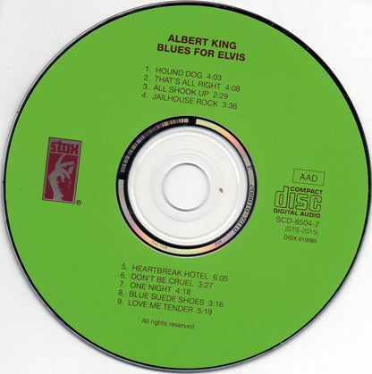Albert King : Blues For Elvis (CD, Album, RM)