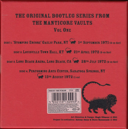 Emerson, Lake & Palmer : The Original Bootleg Series From The Manticore Vaults Vol. One (Box + 2xCD + 2xCD + 2xCD + CD)