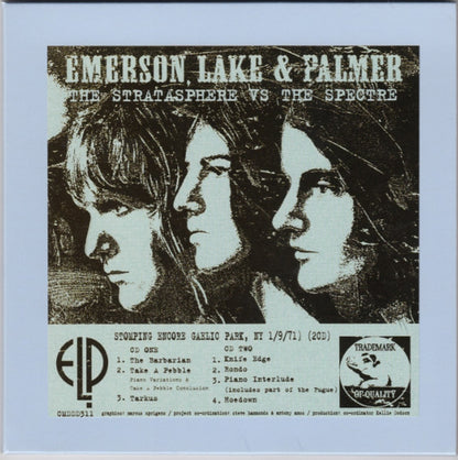 Emerson, Lake & Palmer : The Original Bootleg Series From The Manticore Vaults Vol. One (Box + 2xCD + 2xCD + 2xCD + CD)