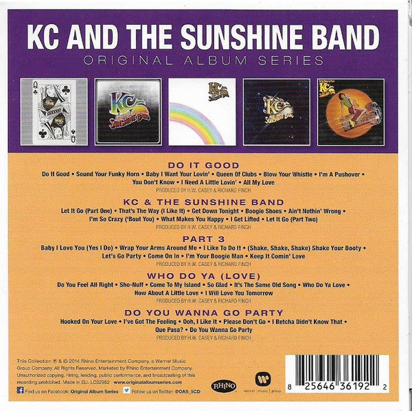 KC & The Sunshine Band : Original Album Series (Box, Comp + CD, Album, RE + CD, Album, RE + CD, Al)