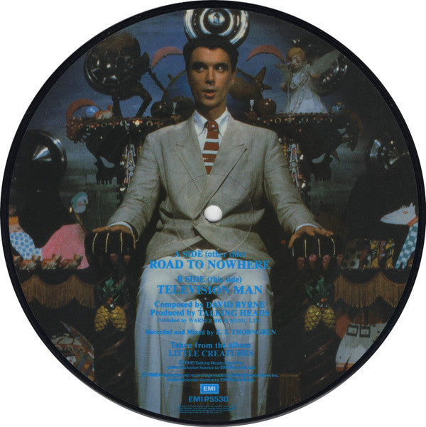 Talking Heads : Road To Nowhere (7", Single, Pic)