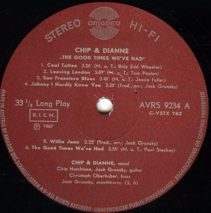Chip & Dianne : The Good Times We've Had (LP)