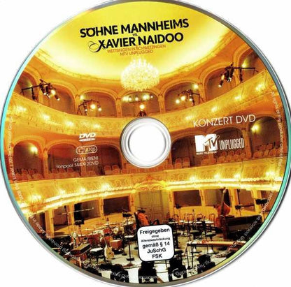 Söhne Mannheims Vs. Xavier Naidoo : Wettsingen In Schwetzingen - MTV Unplugged (2xDVD-V, PAL + Box)