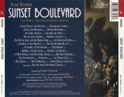 Franz Waxman, Joel McNeely, Royal Scottish National Orchestra : Sunset Boulevard (Original Motion Picture Score) (CD, Album)
