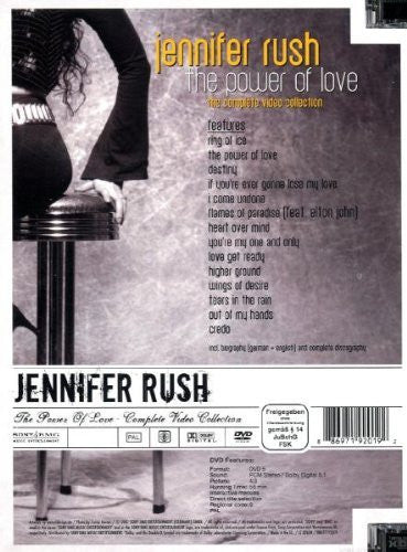 Jennifer Rush : The Power Of Love - The Complete Video Collection (DVD-V, Comp, PAL)