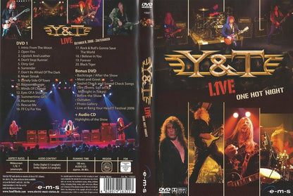 Y & T : One Hot Night (DVD-V + DVD-V + CD, Album)