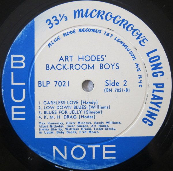 Art Hodes, Max Kaminsky, Albert Nicholas, Omer Simeon, Sandy Williams, Baby Dodds : Out Of The Back Room (10", RP)
