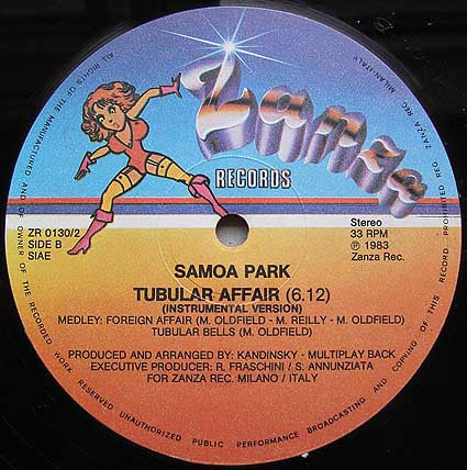 Samoa Park : Tubular Affair (12")